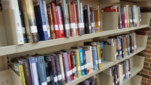Library spends 17 percent of budget on new materials each year.