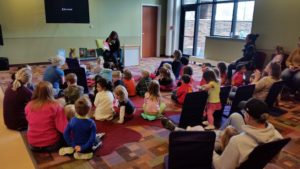 Storytime at library.