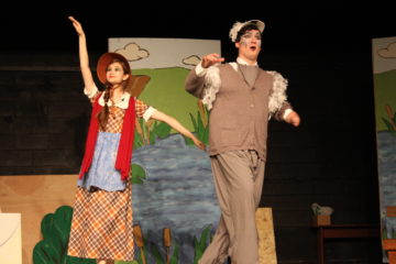 Sky Frishman as Ida and Will Cagle as Ugly explore the lake.