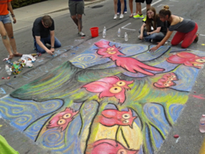 Chalk Walk 2013 BSAF blog