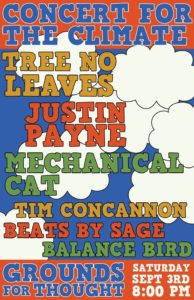 concert for the climate poster