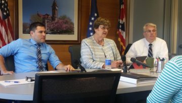 Wood County commissioners listen to report on septic systems.