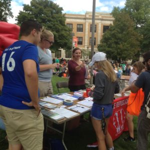 Campus Republicans seek support at Campus Fest.