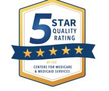 5 Star Quality Rating by the Centers for Medicare & Medicaid Services