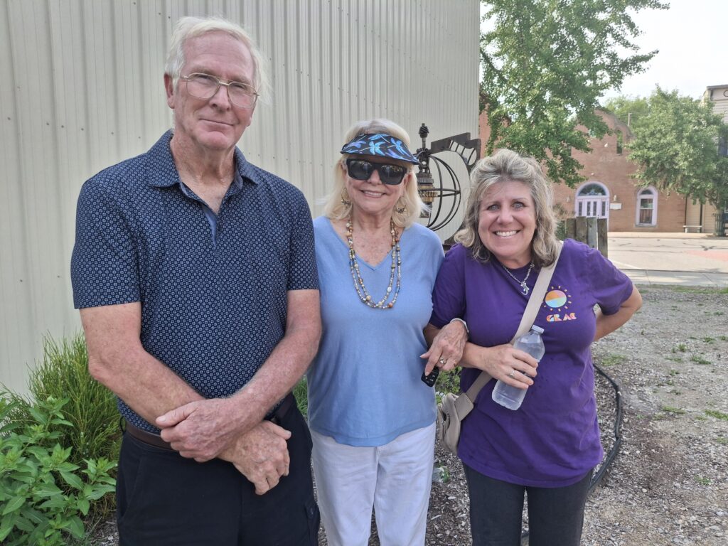 Grand Rapids Arts Council members (from left) Terry Green, Diana Votava and Laukhuf-Fitch,