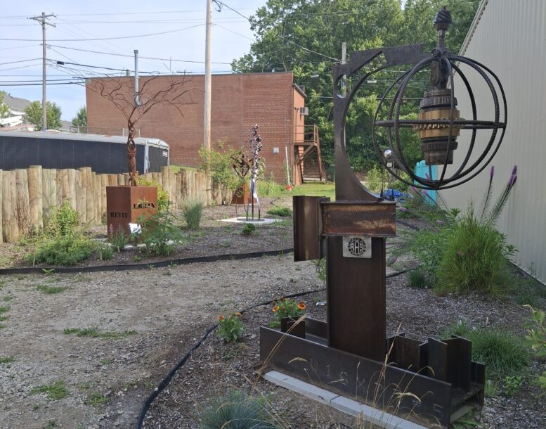 Image of metal sculptures