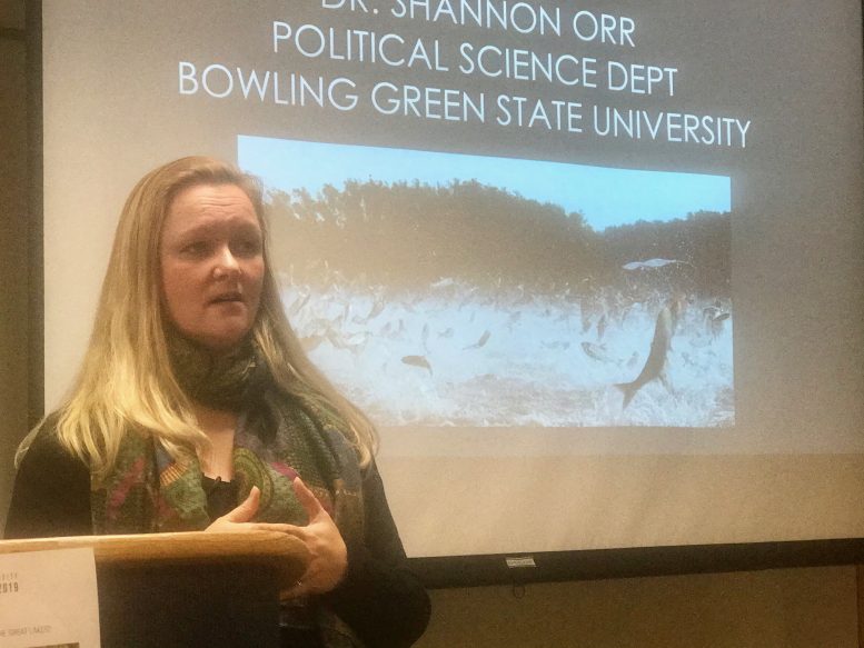 BGSU political scientist honored for research into invasive Asian carp in  the Great Lakes