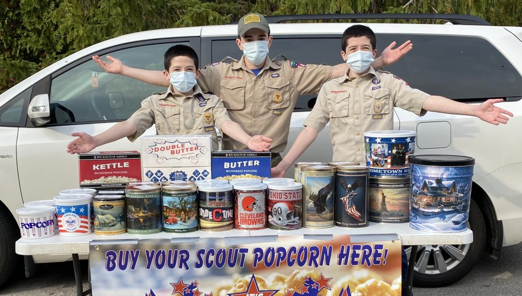 Boy Scouts try to ‘kill corona with kindness’ through popcorn