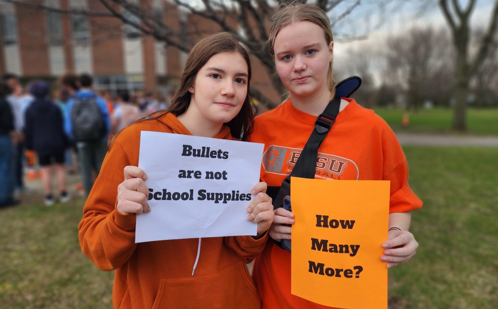BGHS students join national walkout taking aim at gun violence in ...