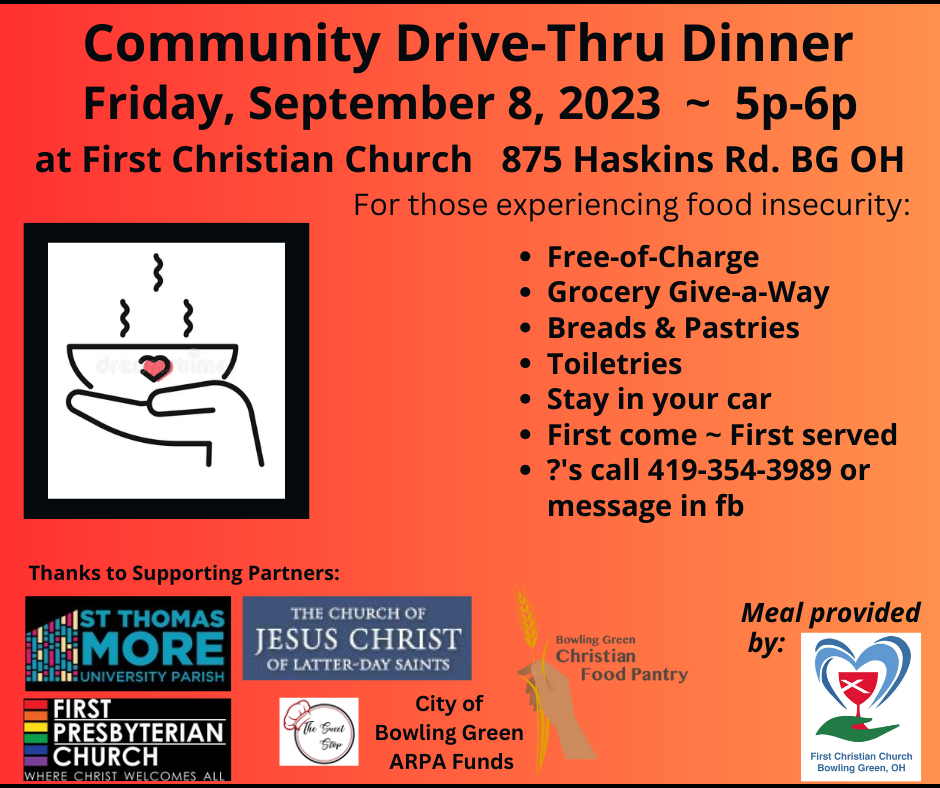 Free community drive-thru meal offered at First Christian Church on ...