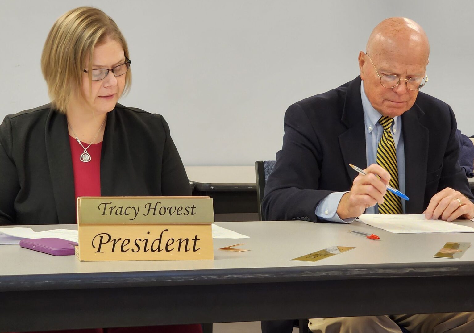 BG school board elects Hovest president, sets later meeting times and ...