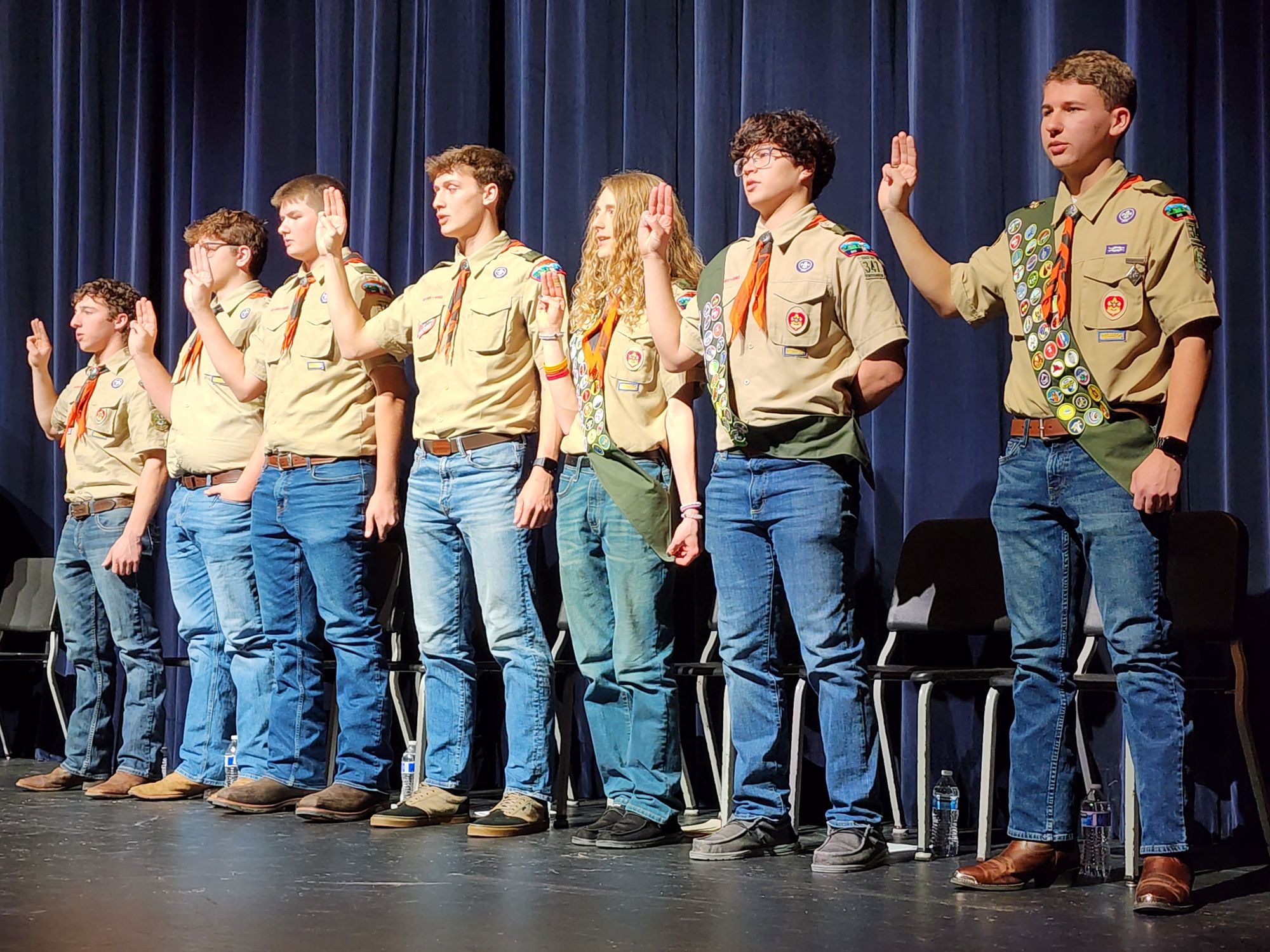 Scouts Honor Seven Members Of Boy Scout Troop In Tontogany Achieve