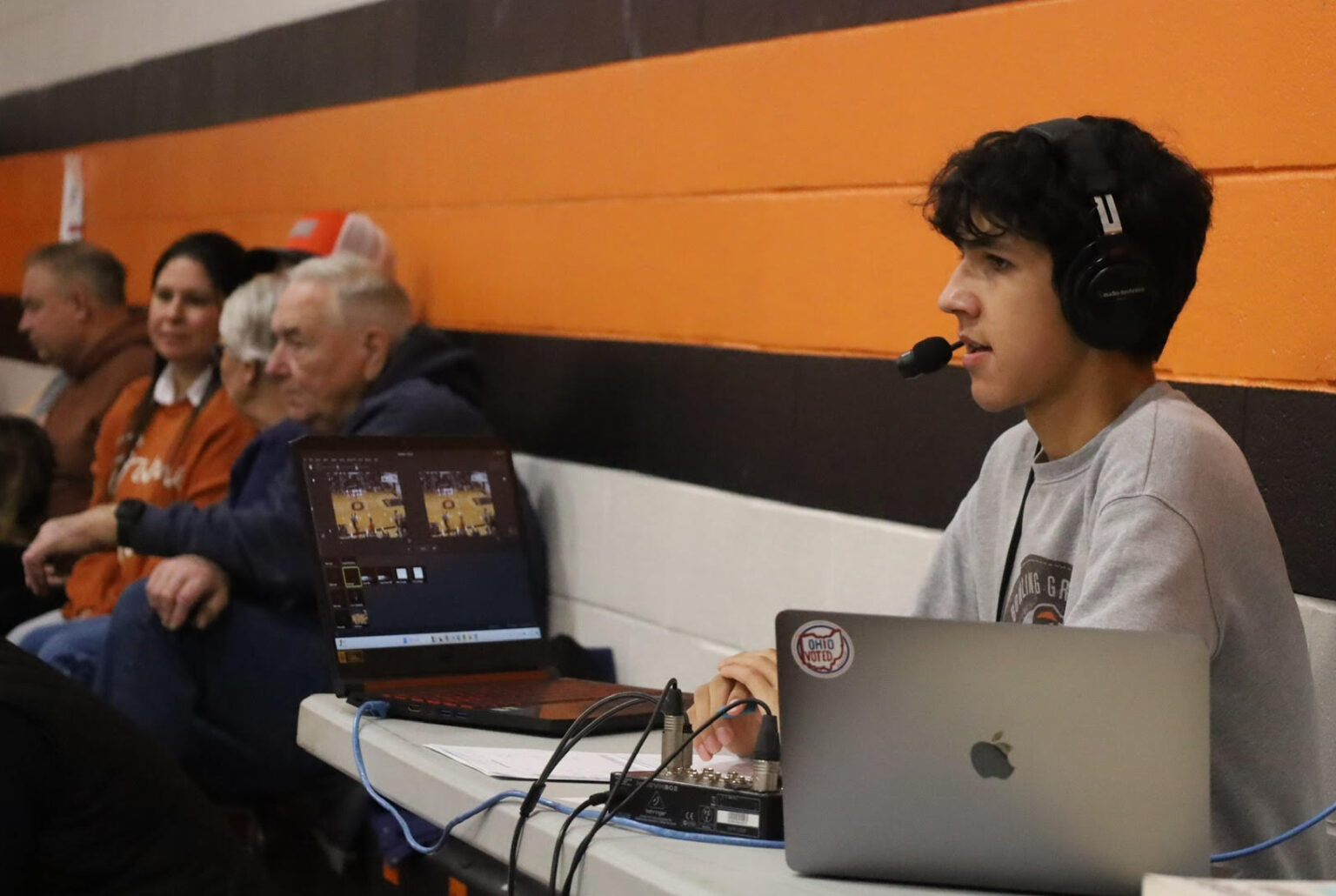 Otsego senior finds his voice broadcasting games like he’s having a