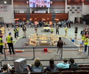 Robotics game field at BGSU Nov 15 2025