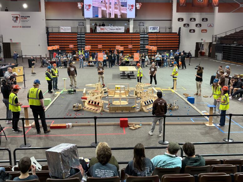 Robotics game field at BGSU Nov 15 2025