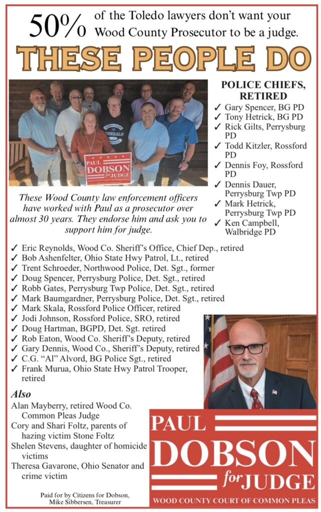 Wood X Racer Three in race for one Wood County commissioner seat – BG Independent News